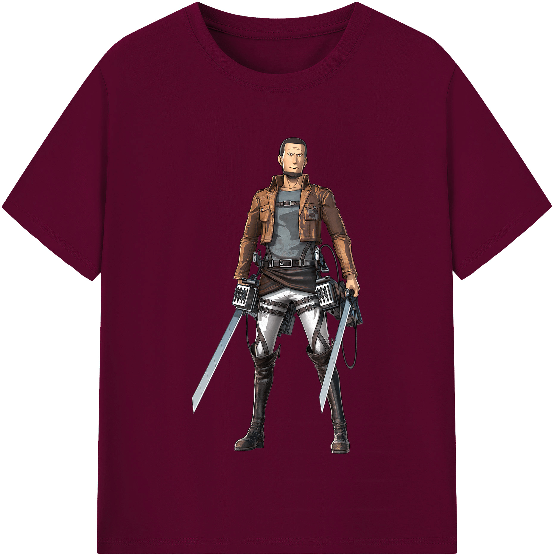 （画像用） 進撃の巨人 Attack on Titan レディースカジュアルプリントTシャツ（綿100％）